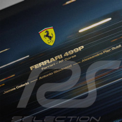 Poster Ferrari 499P n°50 Winner 24h Le Mans 2023 - 100th Anniversary - Collector's Edition