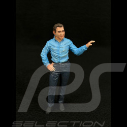 Figurine Carroll Shelby pantalon / chemise bleu 24h Le Mans 1966 Diorama 1/18 Le Mans Miniatures FLM118046-P1