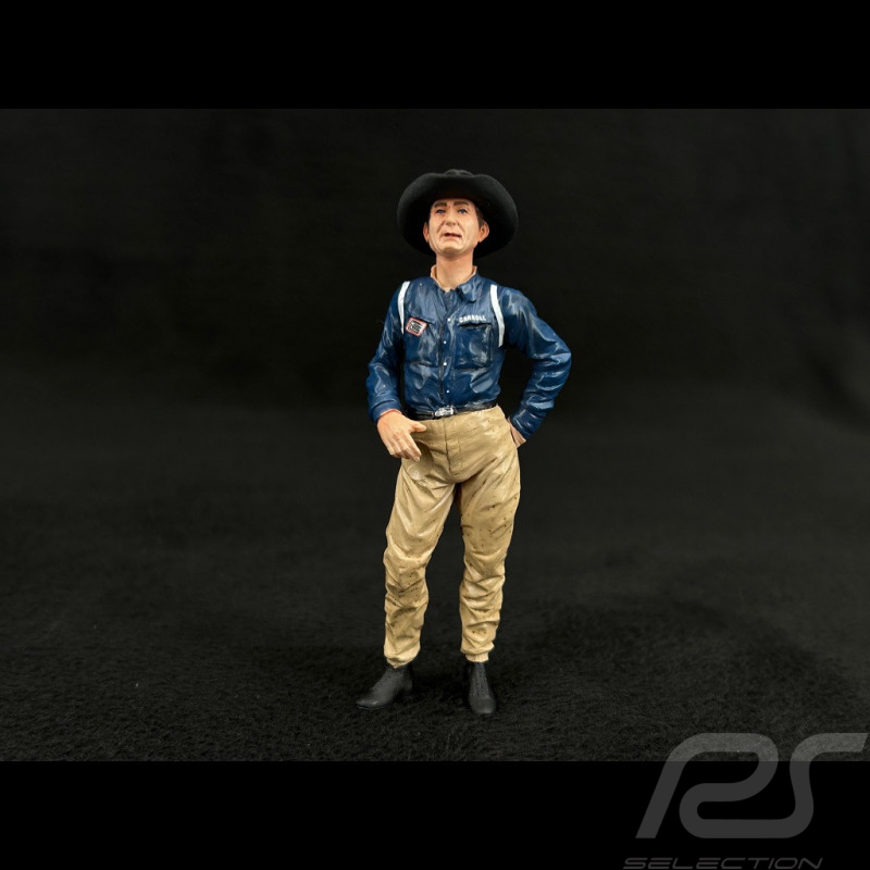 Figurine Carroll Shelby Texan Hat Diorama 24h Le Mans 1966 1/18 Le Mans Miniatures FLM118046-P2