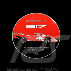 Duo Grill Badge Porsche 917 n° 23 50 Jahre Le Mans 1970 + n° 22 Martini Le Mans 1971