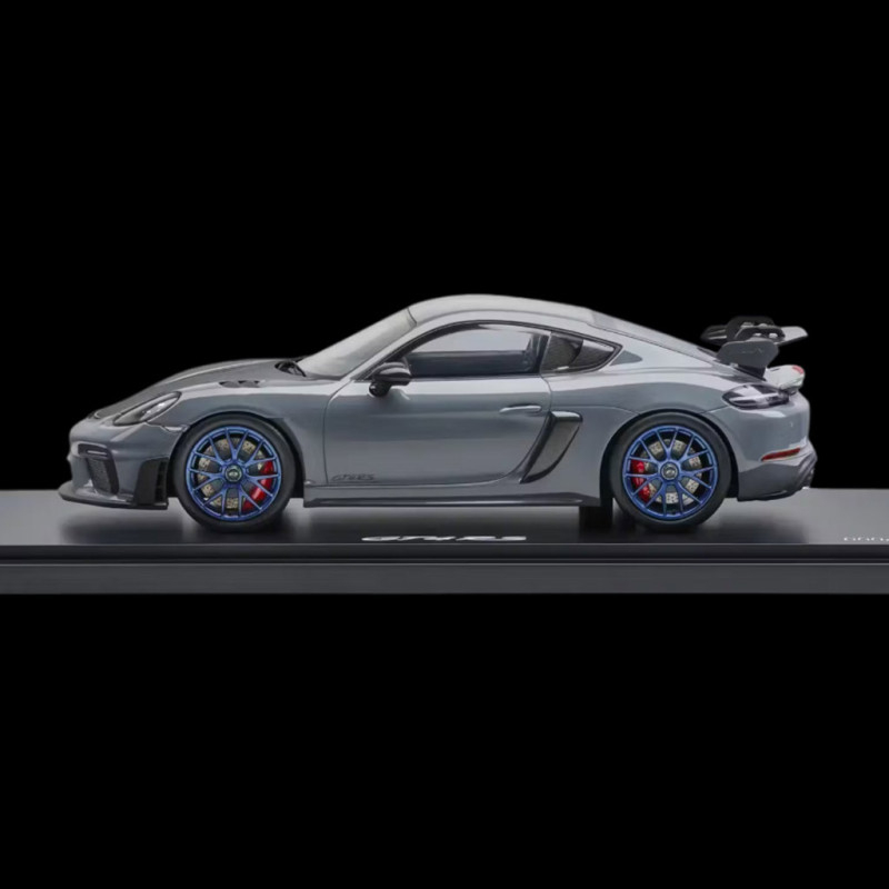 Porsche 718 Cayman GT4 RS Type 982 2022 Arctic Grey 1/18 Spark