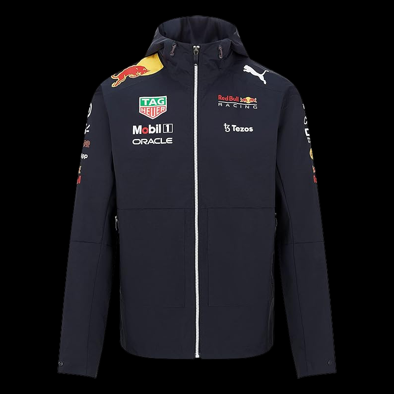 Jacke Red Bull Racing Verstappen Pérez Puma Tag Heuer Marineblau
