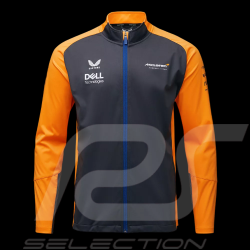 McLaren jacket F1 Team Norris Piastri Teamwear Replica Grey / Orange - men