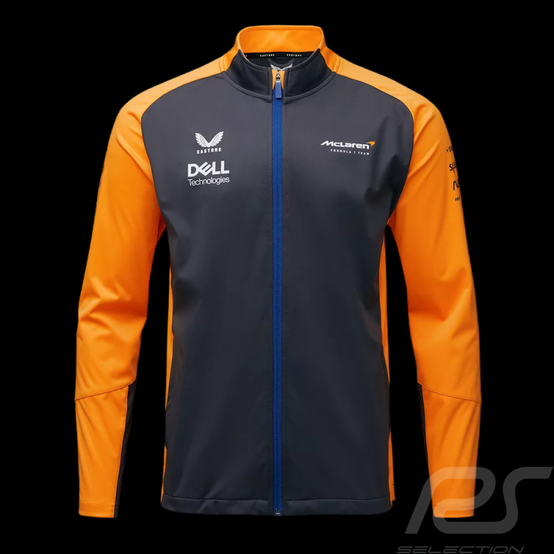 McLaren Jacke F1 Team Norris Piastri Teamwear Replica Grau / Orange - Herren