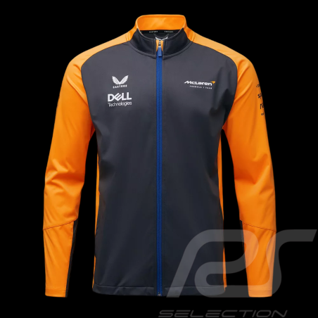 McLaren Jacke F1 Team Norris Piastri Teamwear Replica Grau / Orange - Herren