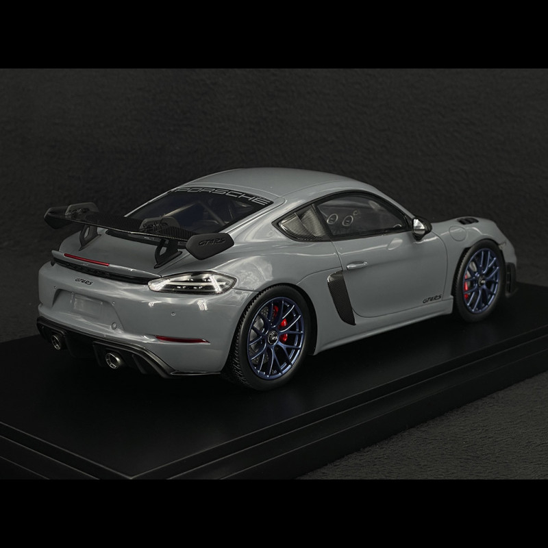 スパーク 18 ポルシェ 718 (982) ケイマン GT4 RS 2021 アークティック グレー 718台限定Spark 1:18 Porsche  718 (982) Cayman GT4 RS year 2021 arctic grey limitation 718 pcs