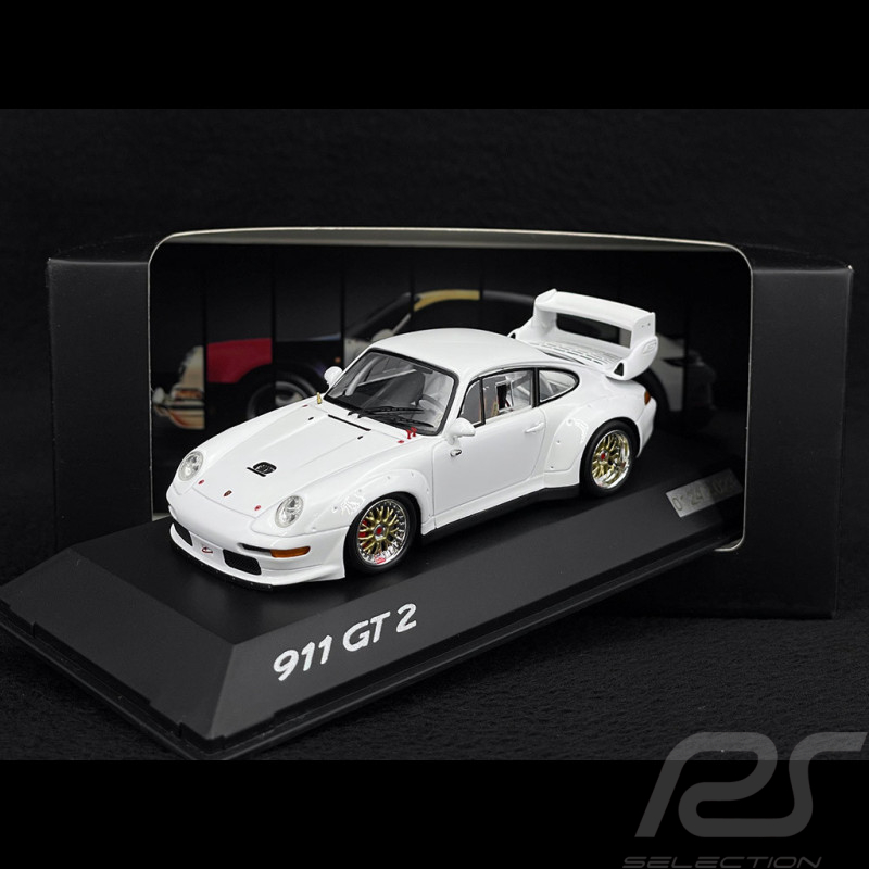 Porsche 911 GT2 Type 993 1995 Firn white 1/43 Spark WAP0202120RGT2