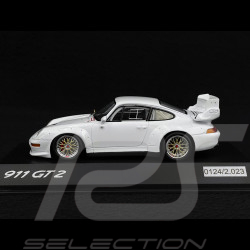 Porsche 911 GT2 Type 993 1995 Firn white 1/43 Spark WAP0202120RGT2