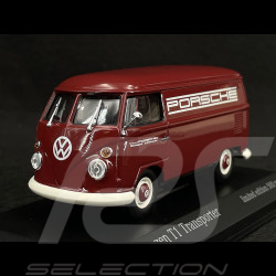 VW Bulli T1 Transporter Porsche Renndienst 1963 rot 1/43 Minichamps 943052203