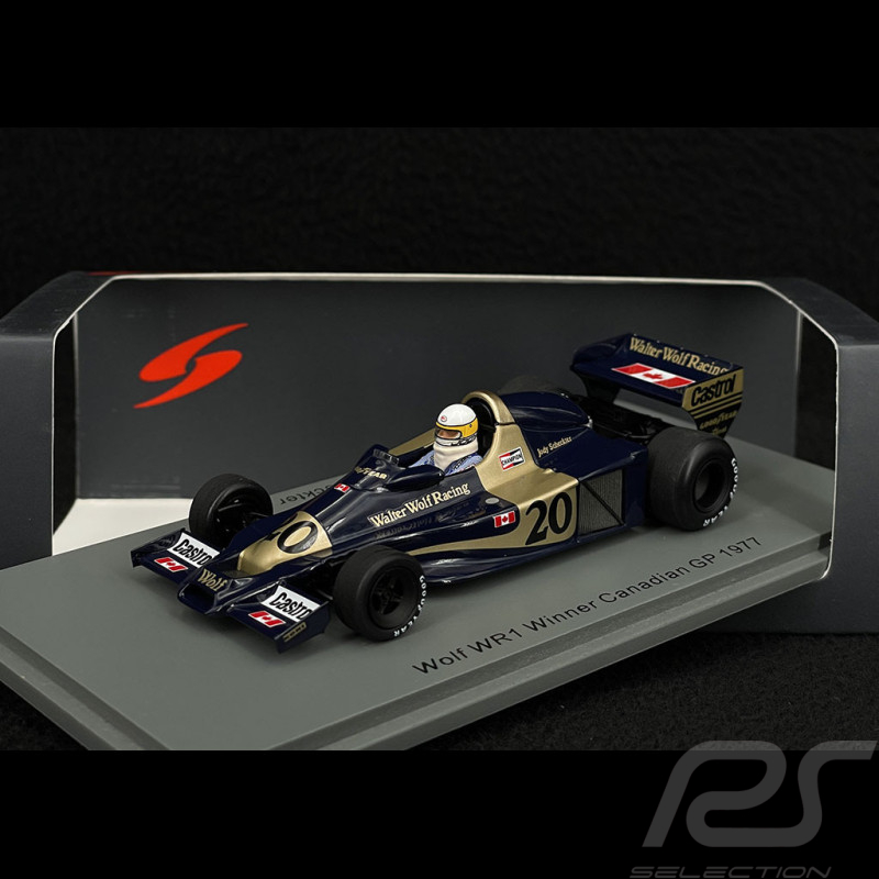Jody Sheckter Wolf WR1 n° 20 Vainqueur Grand Prix F1 Canada 1977 1/43 Spark S9998