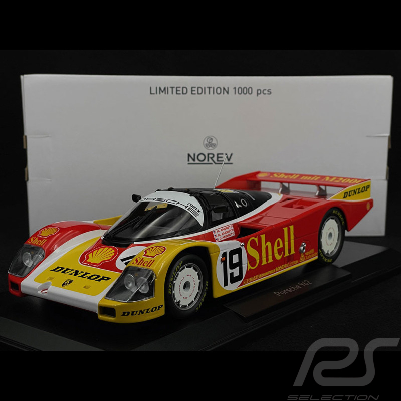 Porsche 962C Nr 19 Platz 6. 24h Le Mans 1988 Porsche AG Shell 1/18 Norev 187415