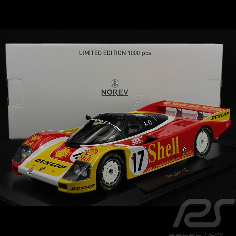 Porsche 962C N° 17 2ème 24h Le Mans 1988 Porsche AG Shell 1/18 Norev 187413