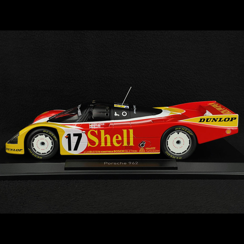 Modèle Porsche 962C #17 Shell 2ème Le Mans 1988 - Spark 1/64 - Neuf