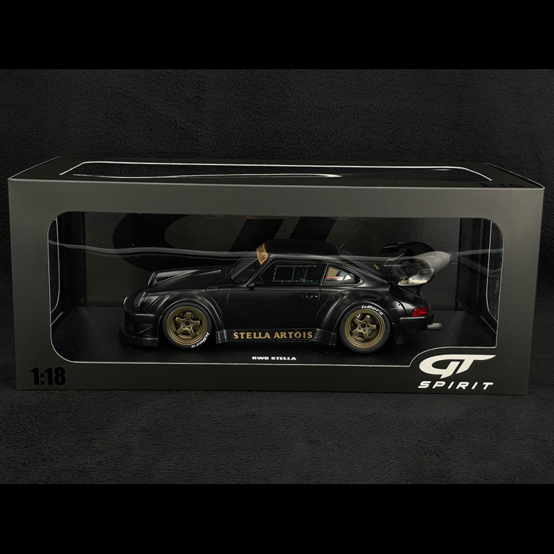 Porsche 911 Type 930 RWB Bodykit Stella Artois 2008 Black 1/18 GT Spirit  GT421