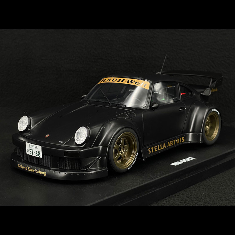 Porsche 911 Type 930 RWB Bodykit Stella Artois 2008 Black 1/18 GT Spirit  GT421