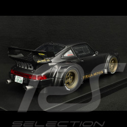 Porsche 911 Type 930 RWB Bodykit Stella Artois 2008 Black 1/18 GT Spirit GT421