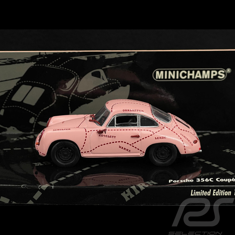 Porsche 356 C Coupe 1963 Cochon Rose 1/43 Minichamps 430062326