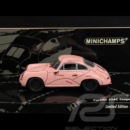 Porsche 356 C Coupe 1963 Cochon Rose 1/43 Minichamps 430062326