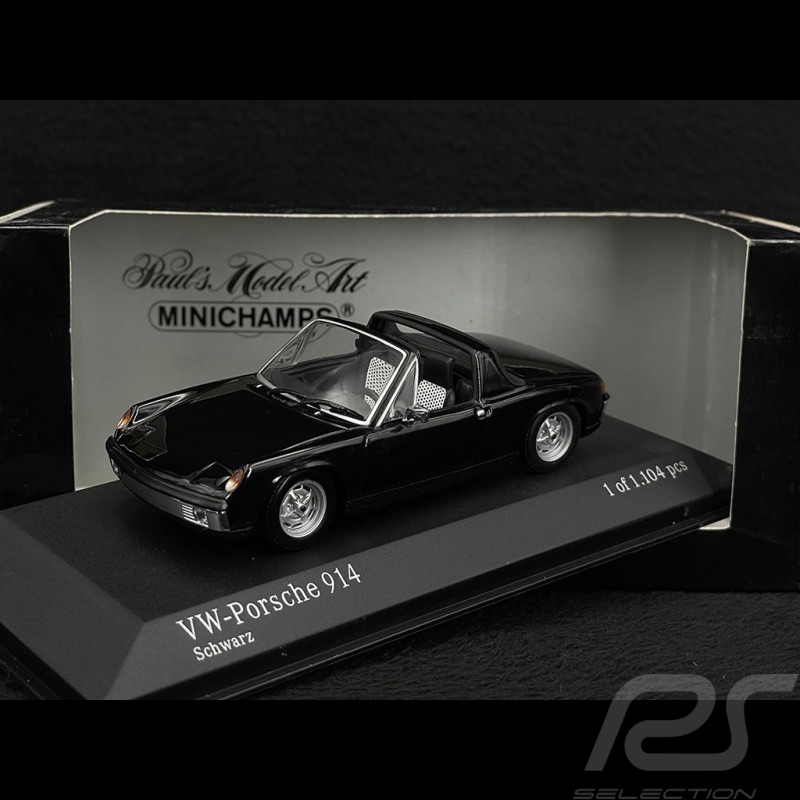 Porsche 914 /4 1973 Schwarz 1/43 Minichamps 430065666