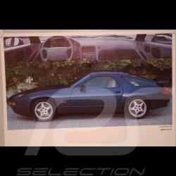 Affiche originale Porsche 928 GTS 100x76cm