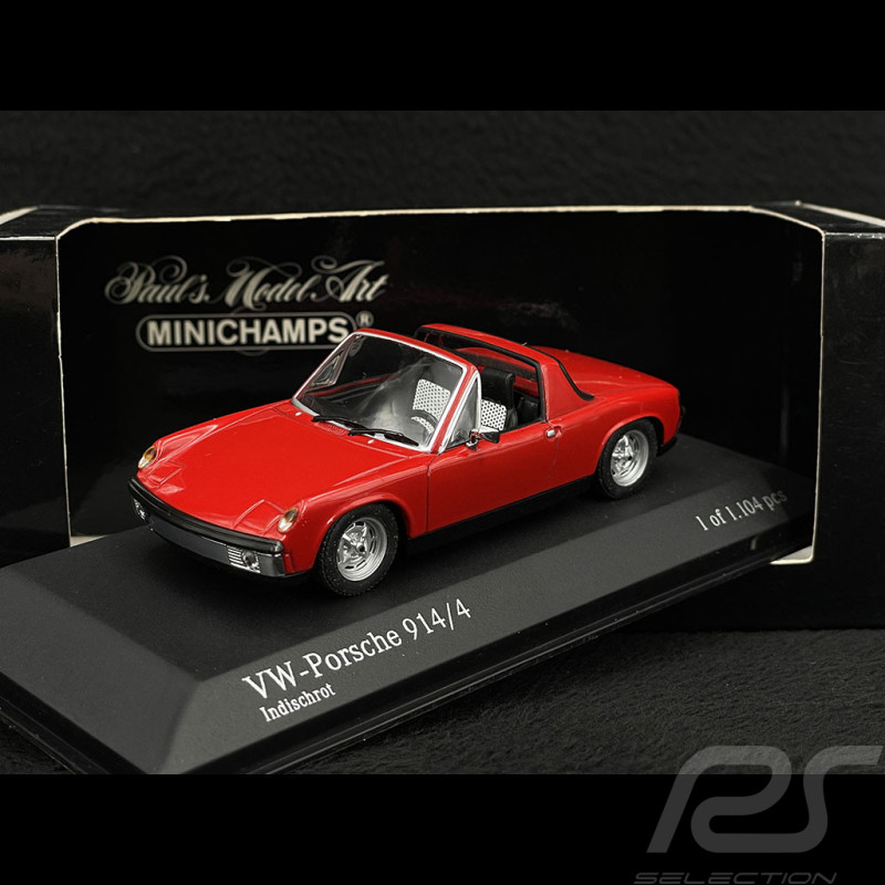 Porsche 914 /4 1973 Indischrot 1/43 Minichamps 430065665