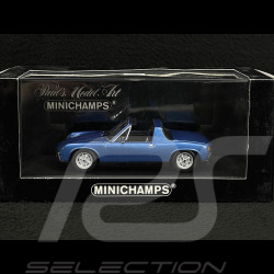 Porsche 914 /4 1973 Gemini Blue 1/43 Minichamps 430065669