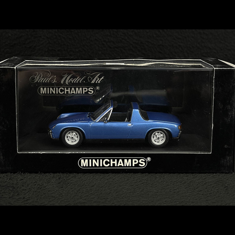 Porsche 914 /4 1973 Gemini Blue 1/43 Minichamps 430065669
