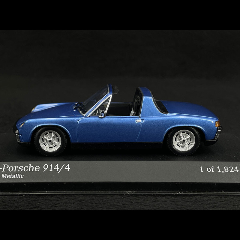 Porsche 914 /4 1973 Gemini Blue 1/43 Minichamps 430065669