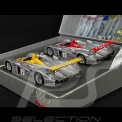 Coffret Audi R8 Vainqueur & 2ème 24h Le Mans 2001 1/43 Minichamps 4419