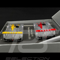 Coffret Audi R8 Vainqueur & 2ème 24h Le Mans 2001 1/43 Minichamps 4419