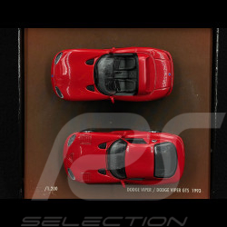 Dodge Viper & Dodge Viper GTS 1993 Set Red 1/43 Minichamps 436144000