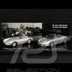 50 Jahre Porsche 550 Spyder & Porsche Boxster S Type 987 2005 Set Silber 1/43 Minichamps WAP02011314