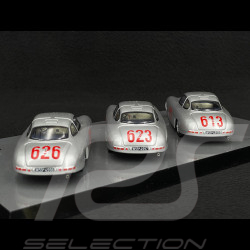 Trio Mercedes-Benz 300 SL n° 613 n° 623 & n° 626 Mille Miglia 1952 1/43 Minichamps B66040300