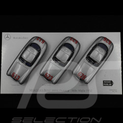 Trio Mercedes-Benz 300 SL n° 613 n° 623 & n° 626 Mille Miglia 1952 1/43 Minichamps B66040300