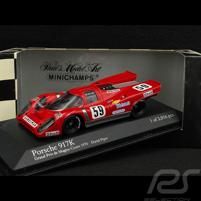 Porsche 917K n° 59 GP Magny-Cours 1970 1/43 Minichamps 430706759