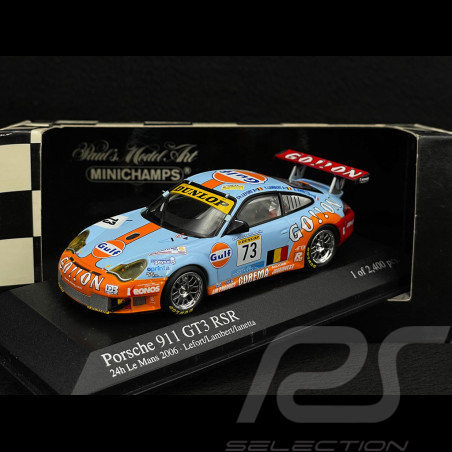 Porsche 911 GT3 RSR Typ 996 n° 73 24h Le Mans 2006 1/43 Minichamps 400066473