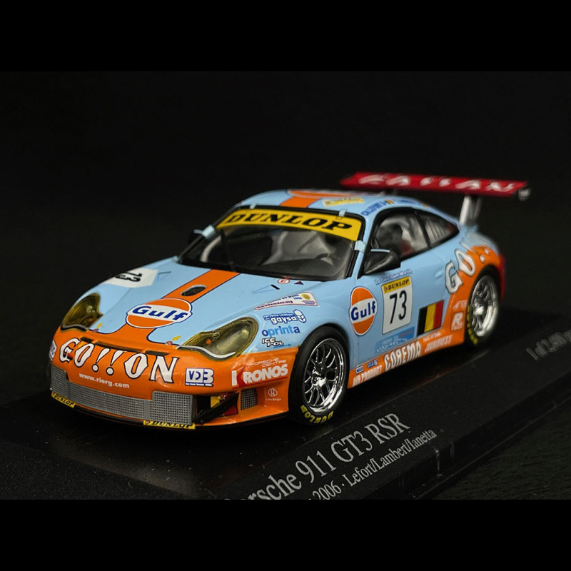 Modèle Réduit Porsche 911 GT3 RSR Le Mans 2004 N°90 - Minichamps 1/43, Neuf
