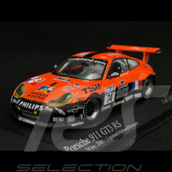 Porsche 911 GT3 RS Type 996 n° 74 24h Le Mans 2001 1/43 Minichamps 400016974