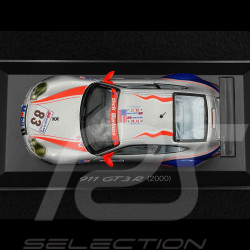 Porsche 911 GT3 R Type 996 n° 83 24h Le Mans 2000 1/43 Minichamps WAP020SET05