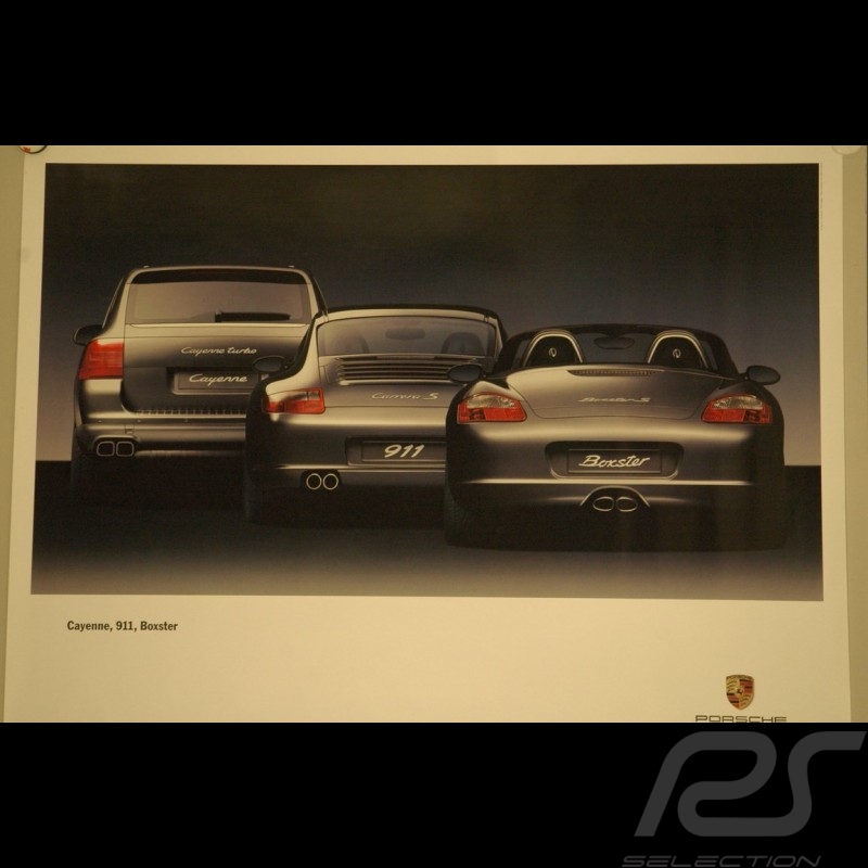 Affiche originale Porsche Gamme 911 Affiche originale Porsche Gamme 911