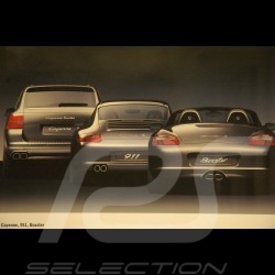 Affiche originale Gamme Porsche
