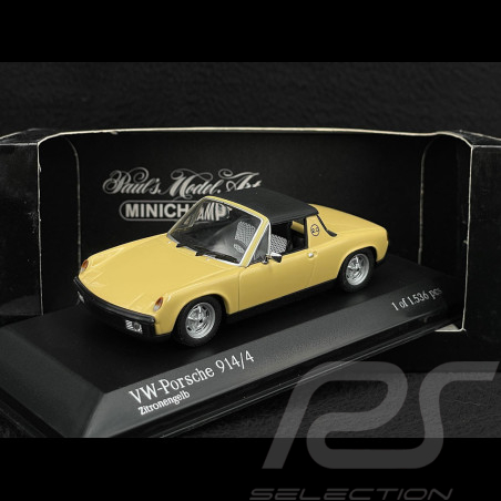 Porsche 914 /4 1973 Jaune Citron 1/43 Minichamps 430065660