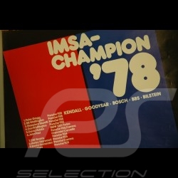  Affiche originale Porsche 935  IMSA 1978 