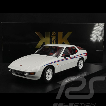 Porsche 924 1985 Martini Blanc / Rouge / Bleu 1/18 KK Scale KKDC180722