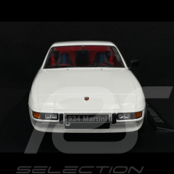 Porsche 924 1985 Martini Blanc / Rouge / Bleu 1/18 KK Scale KKDC180722