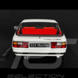 Porsche 924 1985 Martini White / Red / Blue 1/18 KK Scale KKDC180722