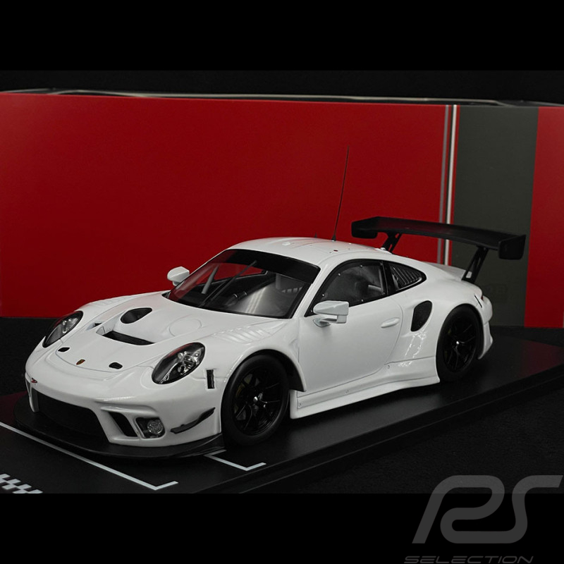 Porsche 911 GT3 R Type 991 Plain Body 2020 White 1/18 Ixo Models LEGT18064W