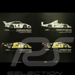 Poster Vainqueurs 24h du Mans Porsche 
