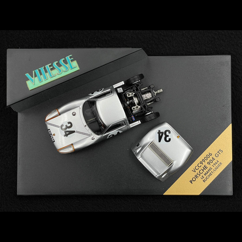 1/43 Vitesse Porsche 911 car #35 from 1966 24 Hours of Le Mans TR497