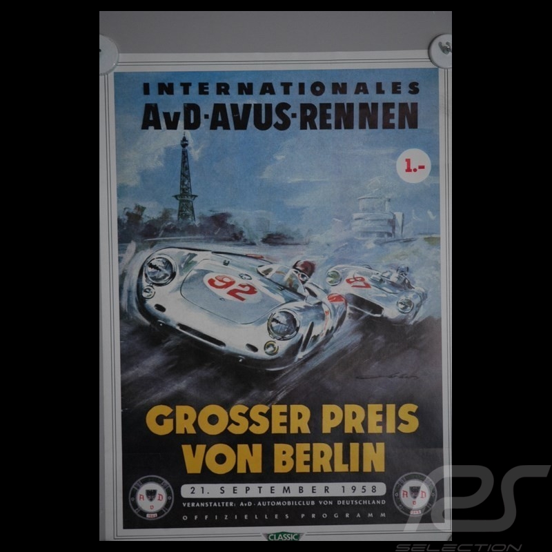 Reproduction Grand prix de Berlin 1958 Reproduction Grand prix de Berlin 1958